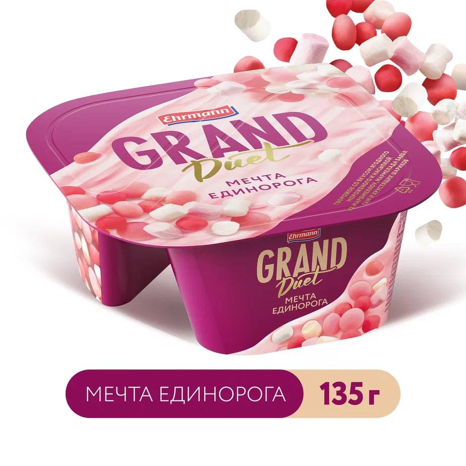 

Десерт творожный Grand Duet Мечта единорога 5,5% 135 г