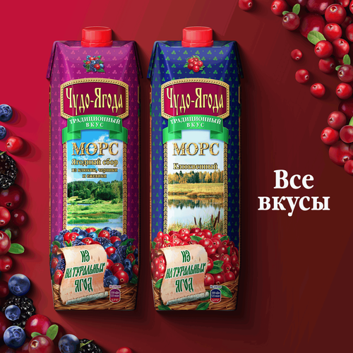 

Морс Чудо-Ягода Клюква 0.97 л