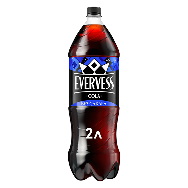 Напиток газированный Evervess Cola Zero Sugar без сахара 2 л
