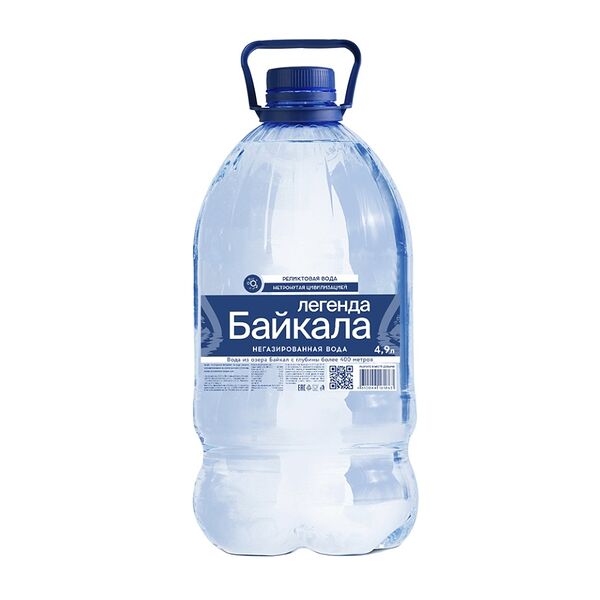 Вода Legend of Baikal питьевая негазированная 4.9 л