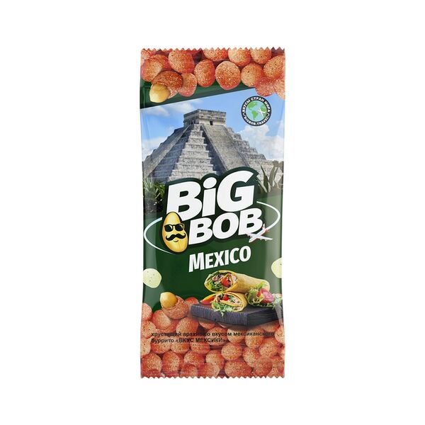 Арахис хрустящий Big Bob Мексиканск буррито Вкус Мексики 50г