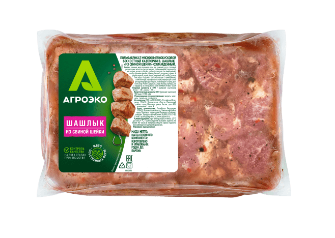 

Шашлык Агроэко из свиной шейки, вес