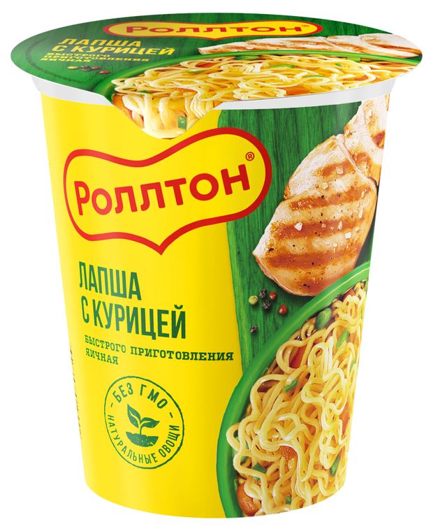 

Лапша Роллтон с курицей Горячая порция 70 г