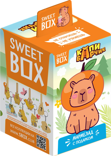 

Мармелад Sweet Box Капибарчик с игрушкой в ассортименте 10 г