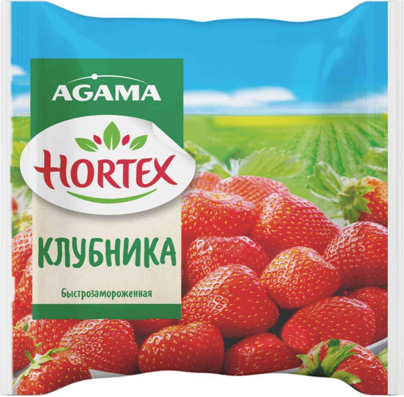 

Клубника Agama Hortex свежезамороженная 300 г