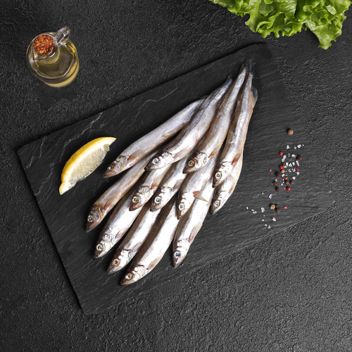 

Мойва Лента Fresh непотрошеная с головой (из замороженного сырья), весовая