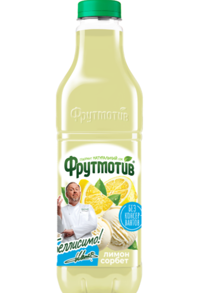 Напиток Фрутмотив Лимонный сорбет 1.5 л