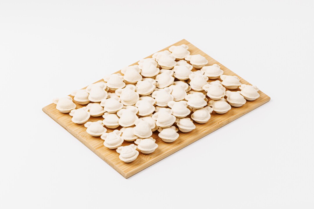 

Пельмени ВкусВилл Бегемоткино с говядиной и сливками 500 г