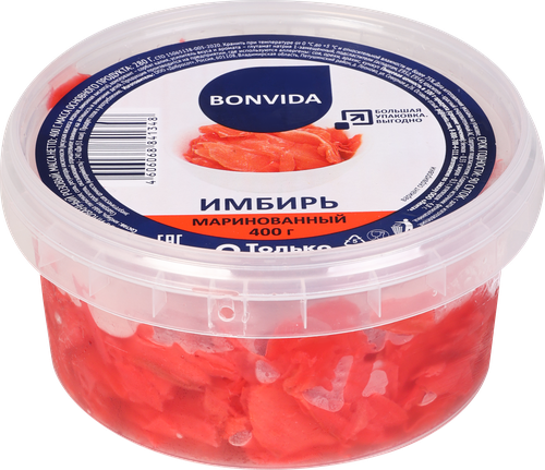 

Имбирь Bonvida маринованный 400 г