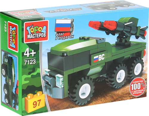 

Конструктор Город Мастеров Армия Военная техника в ассортименте арт. 278610/278609