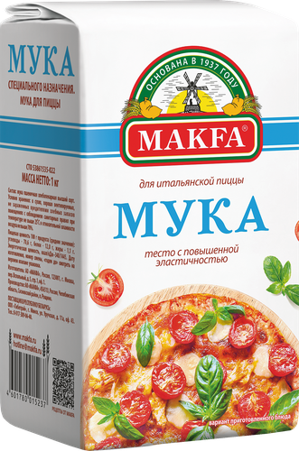 

Мука Makfa пшеничная для пиццы 1 кг