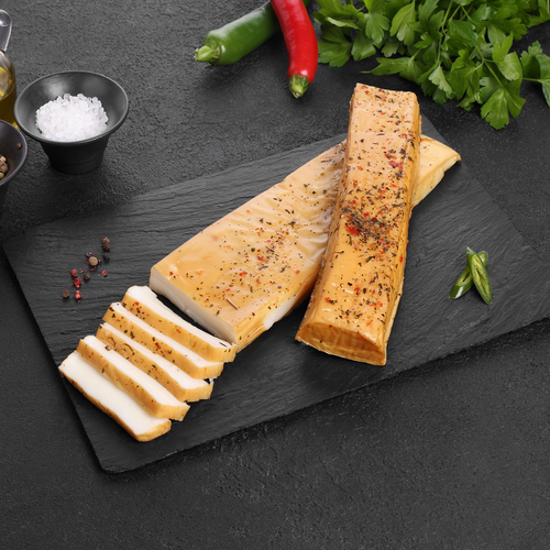 

Кальмар ЛЕНТА FRESH гигантский филе горячего копчения вес