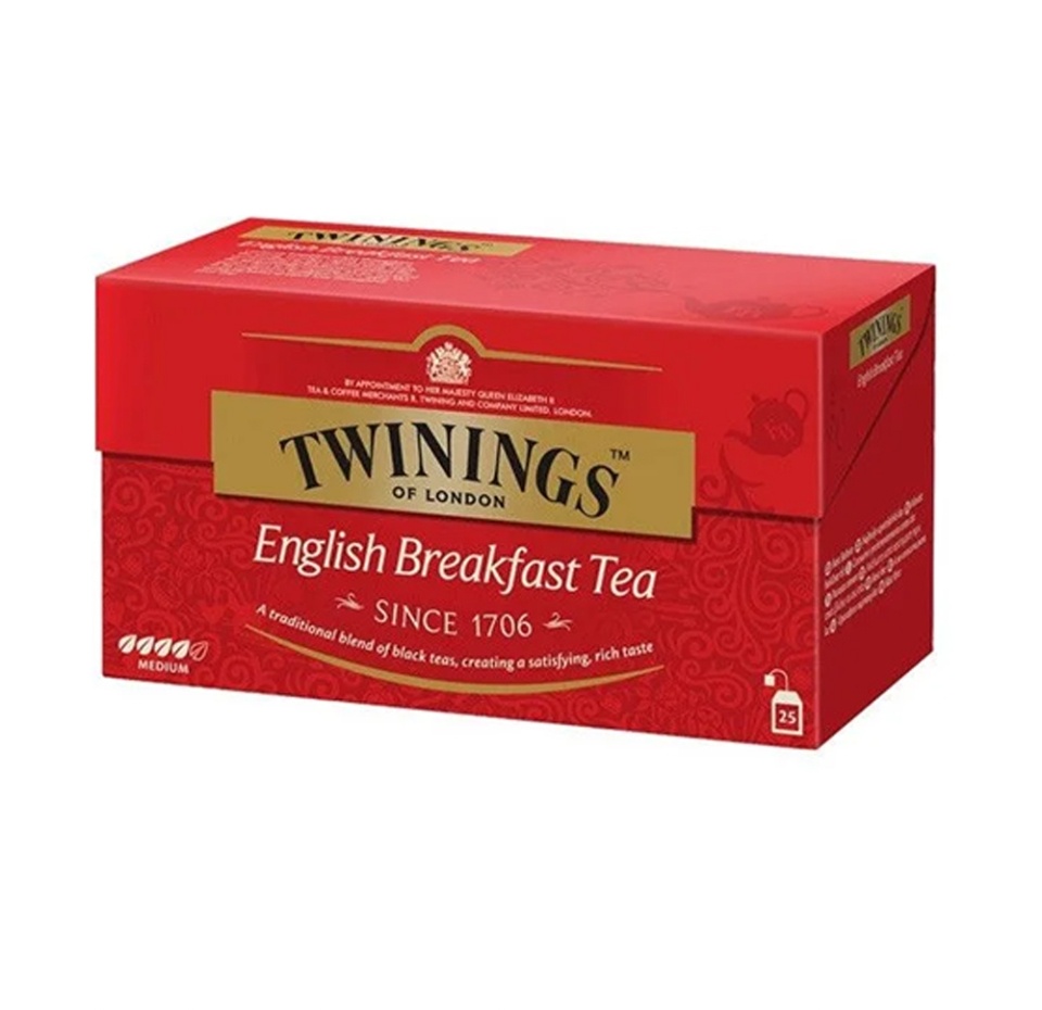 

Чай черный Twinings English Breakfast в пакетиках, 25 шт 50 г