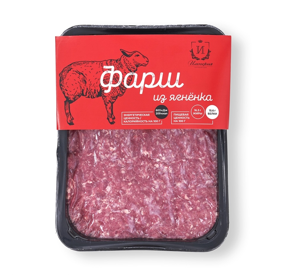 

Фарш Премиум Империя из мяса ягнятины, охлажденный, Россия 400 г
