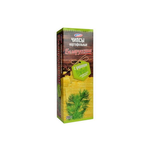 Чипсы картофельные  Белорусские с укропом 200 г.
