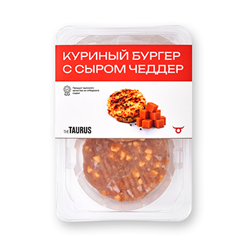 

Куриный бургер Taurus с сыром Чеддер 320 г