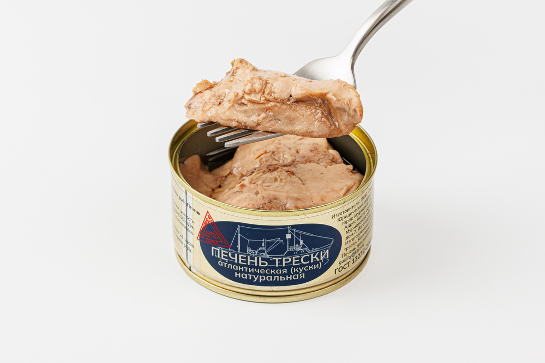 

Печень трески атлантической натуральная, 120 г