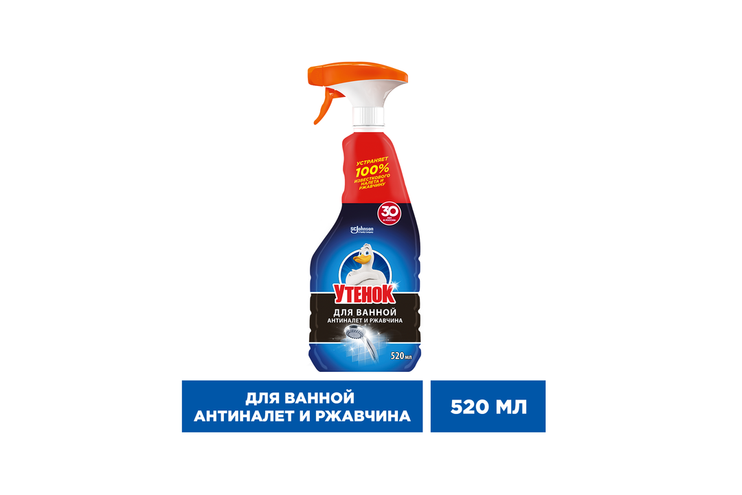 

Чистящее средство для ванной Туалетный утенок Антиналет и ржавчина 520 мл