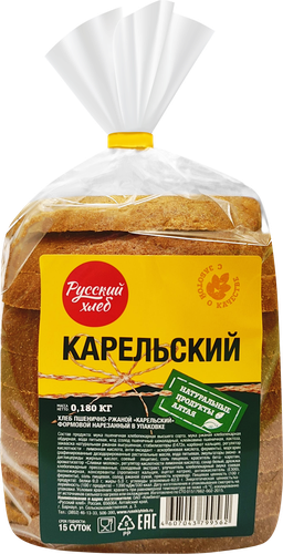 

Хлеб Русский хлеб Карельский нарезка 180 г