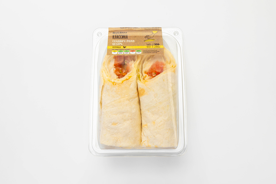 

Сэндвич ролл ВкусВилл Цезарь 160 г