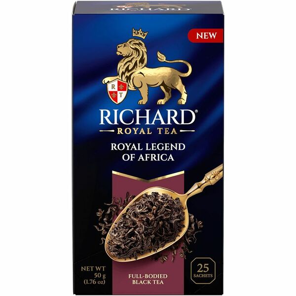 Чай черный Richard Legend of Africa в пакетиках 50 г