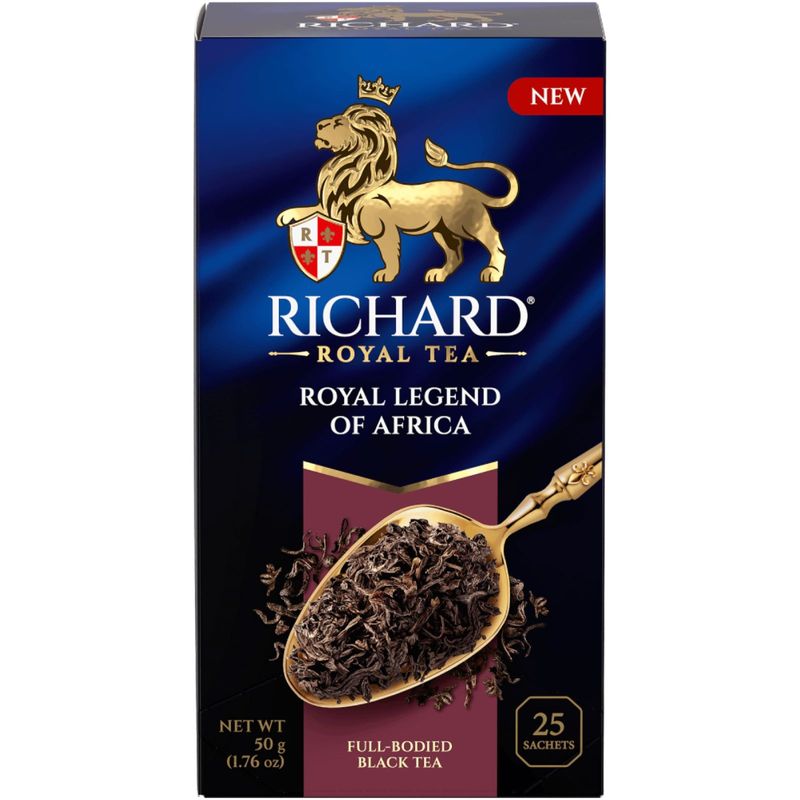 

Чай черный Richard Legend of Africa в пакетиках 25x2 г