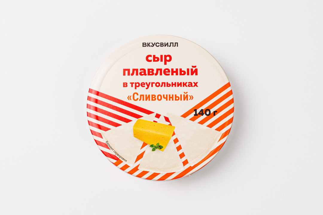 

Сыр плавленый ВкусВилл Сливочный в треугольниках 140 г