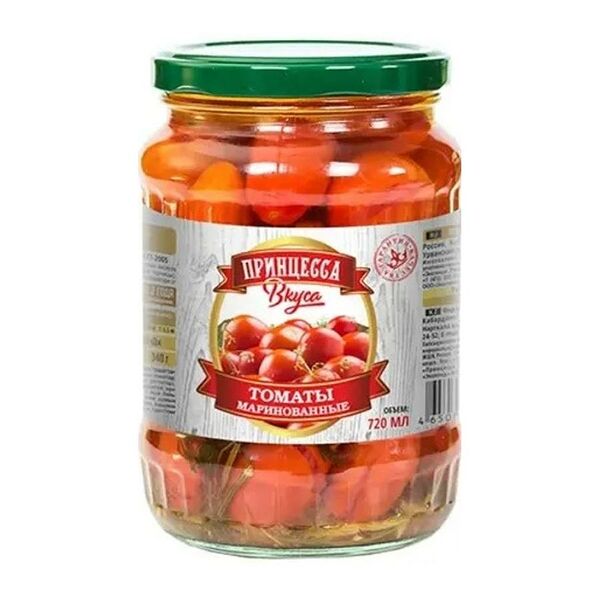 Томаты маринованные Принцесса вкуса 700г
