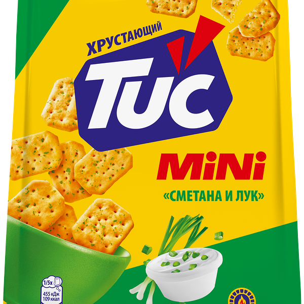 Крекеры TuC Mini Сметана и лук 110 г