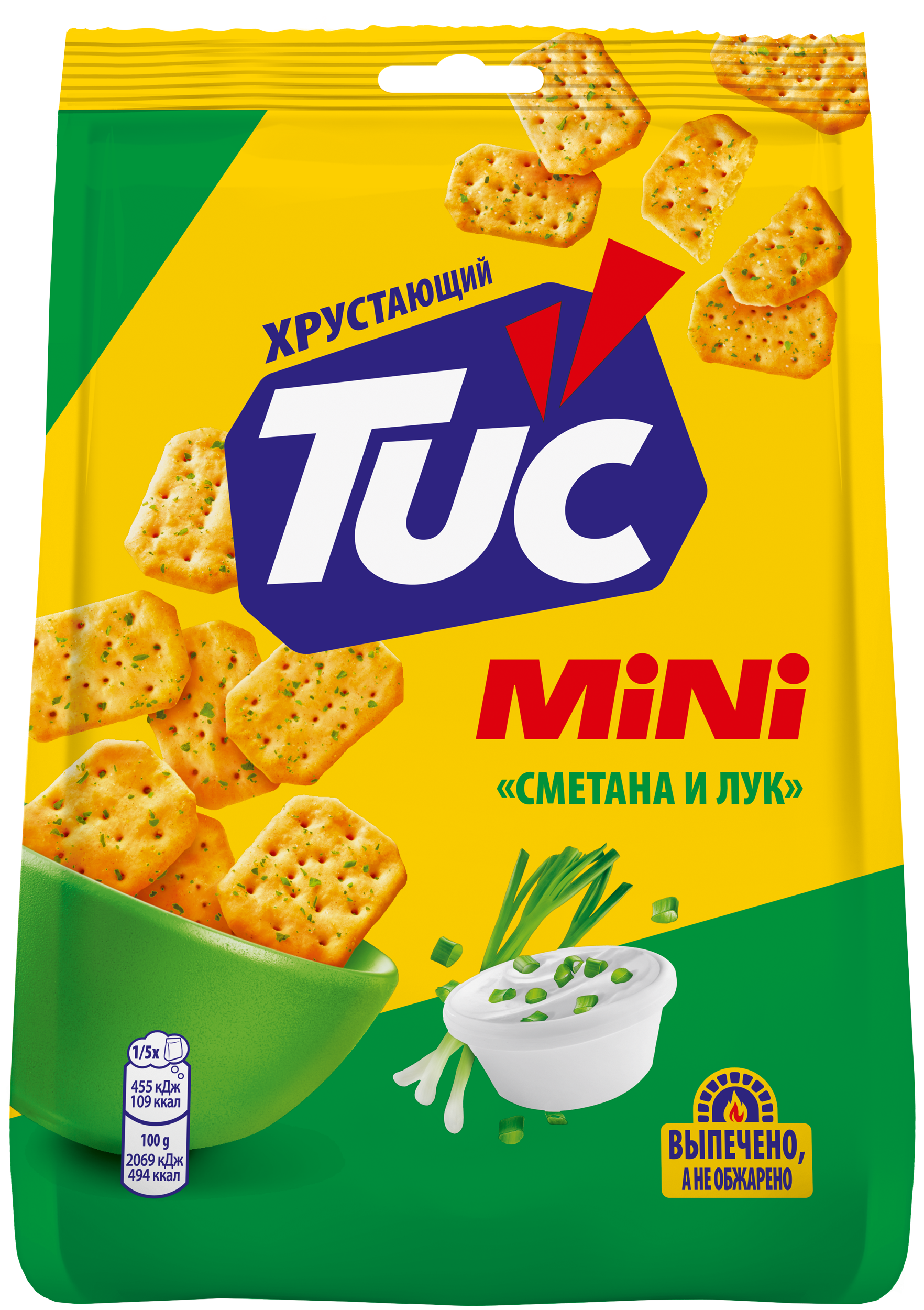 

Крекеры TuC Mini Сметана и лук 110 г