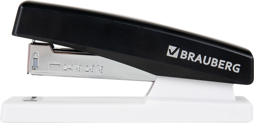 

Степлер Brauberg Style до 25 листов N24/6, 26/6 черный арт. 272747