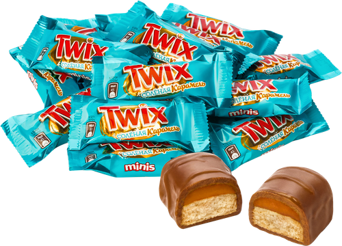 

Конфеты Twix Minis Солёная карамель вес