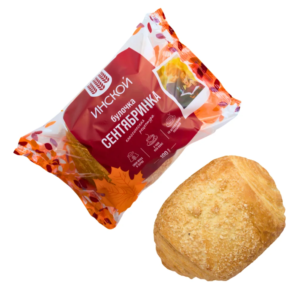 

Булочка Инской Хлебокомбинат Сентябринка 100 г