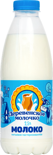 

Молоко Деревенское молочко пастеризованное 2.5%, 850 г