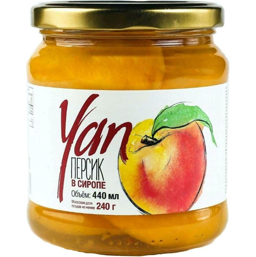 

Персики Yan в сиропе 240 г