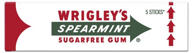 

Жевательная резинка Spearmint Wrigleys 13 г