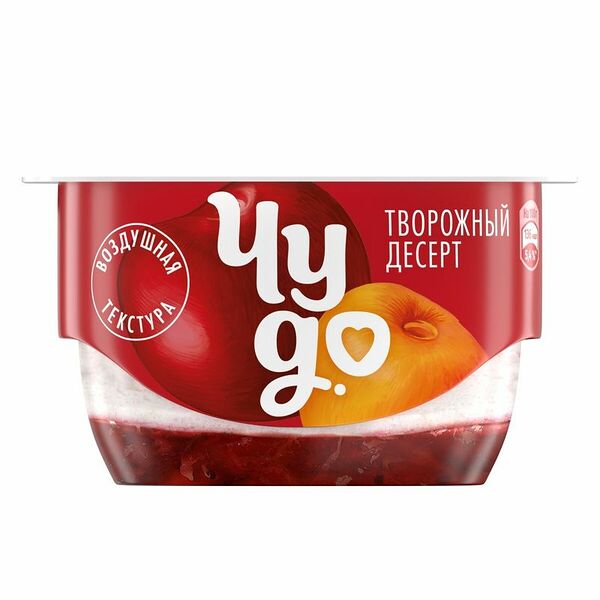 Творог взбитый Чудо Вишня-Черешня 4% 100 г