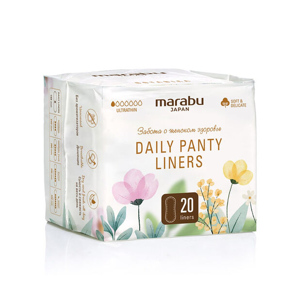 Прокладки ежедневные Marabu Ультратонкие (155 мм) 20 шт