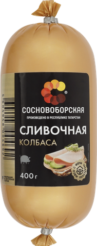 

Колбаса Сосновоборская Сливочная вареная 400 г