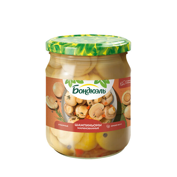 Шампиньоны маринованные Бондюэль 500 г