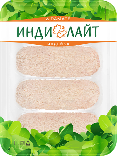 

Котлеты из индейки Индилайт со сливками 450 г