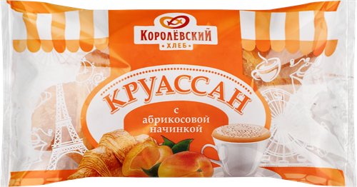 

Круассан Королёвский хлеб с абрикосовой начинкой 75 г