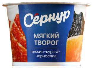 

Творог мягкий Сернурский сырзавод инжир-курага-чернослив 3% 100 г