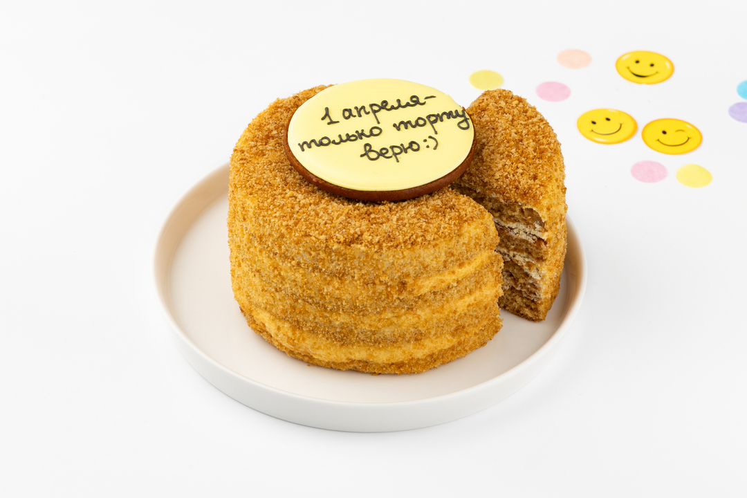 

Торт бенто Нашим любимым медово-сметанный 270 г