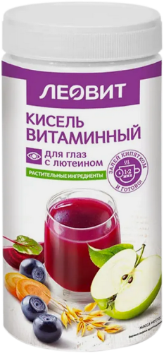 Леовит кисель витаминный для глаз с лютеином 400 г