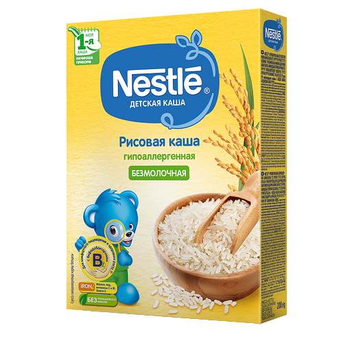 Нестле Каша безмолочная Рисовая 200 гр