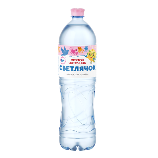 Вода питьевая детская Святой Источник Светлячок негазированная с рождения 1500 мл упаковка в ассортименте