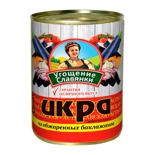 

Икра Угощение Славянки из обжаренных баклажанов 360 г