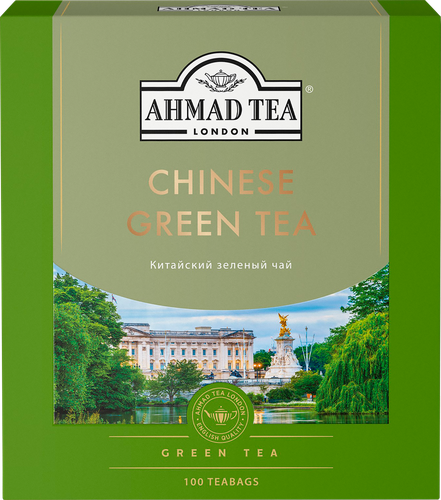 

Чай зеленый Ahmad Tea Chinese Green Tea в пакетиках 100 пак х 1.8 г