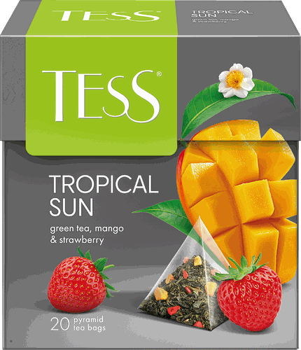 Чай зеленый Tess Tropical Sun 20x1.8 г
